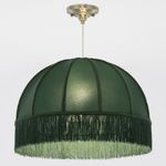 Citilux Базель CL407032 Подвесной светильник бронза с зелёным абажуром