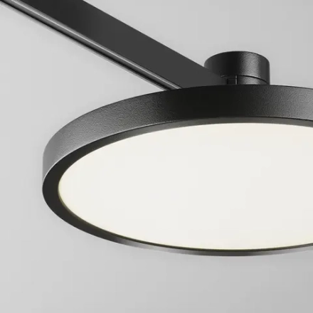 Трековый светильник Плато / Plato Flarity 4000K 10Вт 120°, TR153-1-10W4K-B. TM Maytoni
