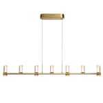 7144/45L HIGHTECH ODL26 Подвесной светильник  античная бронза/акрилл/металл IP20 LED 40W 2470Лм 3000K 180° 220V DEFANCE