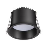 358900 SPOT NT22 283 черный Светильник встраиваемый светодиодный IP20 LED 4000К 9W 220V TRAN
