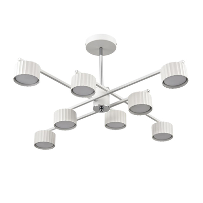 8241/8C COMFI LN26 244 белый/хром, металл Люстра потолочная LED GX53 8*7W 220V KARINA