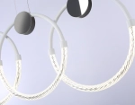 Светильник светодиодный подвесной FL10598/4 WH/CH белый/хром 4200K 45W 940*20*1200 (Без ПДУ)