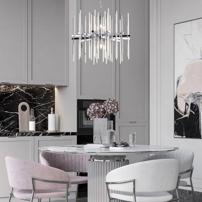 Умный подвесной светильник Bogate's Allure 355/6 355/6 Smart хром, E14х6