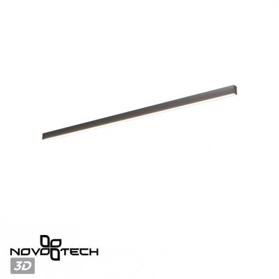 359607 OVER NT25 068 черный Светильник линейный светодиод. с переключ. цв. температуры IP20 LED 60W 220-240V 3000К\4000К\6000К FATTO