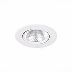 ST211.548.06.24 Св-к встр. Белый LED 1*6W 4000K 480Lm Ra80 24° IP20 D86xH50 220-240V