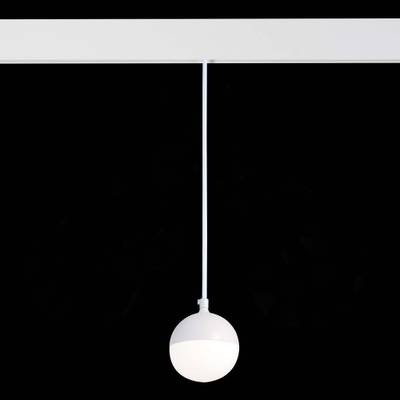 ST358.543.07 Магнитный трековый светильник подвесной белый LED 1*7W 4000K 520Lm Ra&gt;80 120° IP20 D90xH90 48V
