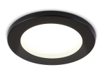 Светильник встраиваемый TN6632 BK черный IP44 GX53 D100*60