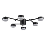 8186/6C COMFI LN26 247 черный, металл Люстра потолочная LED GX53 6*7W 220V DABRA