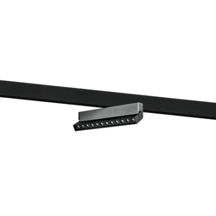 259037 Светильник 48V поворотный д/трека UNO LED 12W 800LM 24G ЧЕРНЫЙ МАТОВЫЙ 3000K