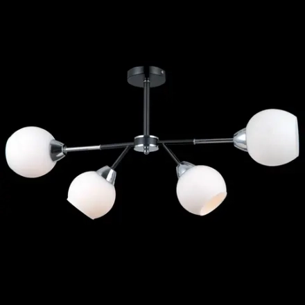 IL0715-4CSQ-24 BK CR LIBRA светильник потолочный ILLUMICO, E27х4