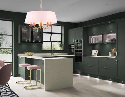 Светильник подвесной LH75021/5 GD/PI золото/розовый E14/5 max 40W D550*730