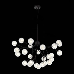 SL376.403.27 Светильник подвесной ST-Luce Черный/Прозрачный, Белый G4 LED 27*2W