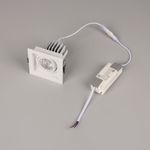 Светильник MS-VORTEX-BUILT-S90x90-12W Day4000 (WH-WH, 40 deg, 230V) (Arlight, IP20 Металл, 5 лет)