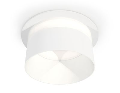 Комплект встраиваемого светильника XC8050016 SWH/FR белый песок/белый матовый GX53 (C8050, N8402)