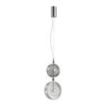 5416/13LA L-VISION ODL_EX23 144 хром/серый/св.серый металл/стекло Подвес LED 13W 4000K CARAMELLA