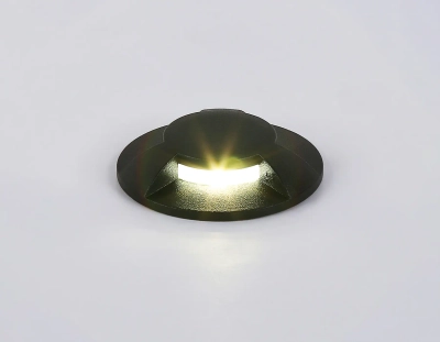 Светильник светодиодный уличный в грунт ST6525 BK черный IP67 LED 4200K 1W D60*93