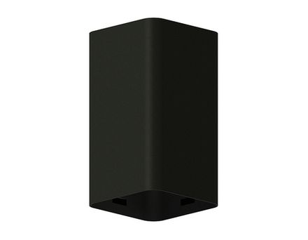 Корпус светильника накладной для насадок 70*70mm C7821 SBK черный песок 70*70*H125mm MR16 GU5.3