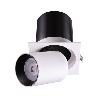 358082 SPOT NT19 528 белый/черный Встраиваемый светильник IP20 LED 3000К 12W 220V LANZA