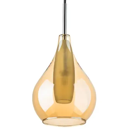 803533 Бра PENTOLA 1х25W G9 ХРОМ/ЯНТАРЬ Lightstar