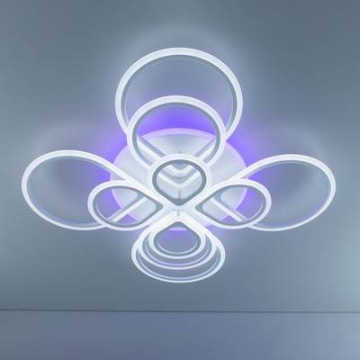 Citilux Транай Смарт CL235A200E RGB Умная люстра Белая