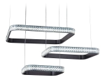 Потолочный светодиодный светильник с пультом FA6166 BK черный 131W 720*500*900 (ПДУ РАДИО 2.4)