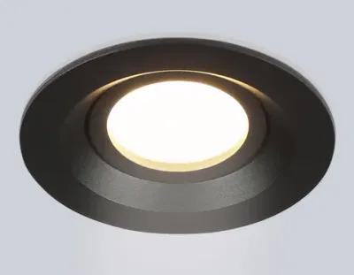 Светильник встраиваемый TN102742 BK черный IP20 GU5.3 D95*25