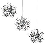 L3PL721134 Подвес тройной линейный EXTRA 3x3x5W(led) G9 (721134 - 3 + 572124 -1) ХРОМ Lightstar