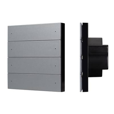 INTELLIGENT ARLIGHT Кнопочная панель SMART-DMX512-801-22-8G-8SC-DIM-IN Grey (230V, 2.4G) (IARL, IP20 Пластик, 5 лет)