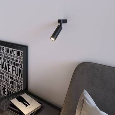 Настенный светодиодный светильник с поворотным механизмом 20143/1 LED черный, LED