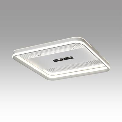 7664/110LS MITRA LED SN Светильник пластик/белый LED 110Вт 3000-4000-6000K 480х480 IP20 пульт ДУ SOLAR