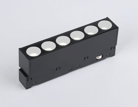 Светильник светодиодный для шинопровода Magnetic GL4019 BK черный IP20 6W 4200K 48V 24° 115*22*45