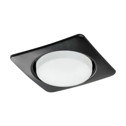 212127 Светильник TENSIO Q GX53 H4 220V SQUARE ЧЕРНЫЙ