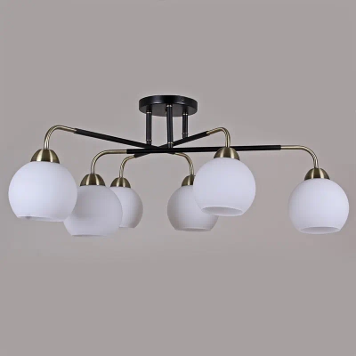 IL0252-6CSQ-79 BK AB светильник потолочный ILLUMICO, E27х6