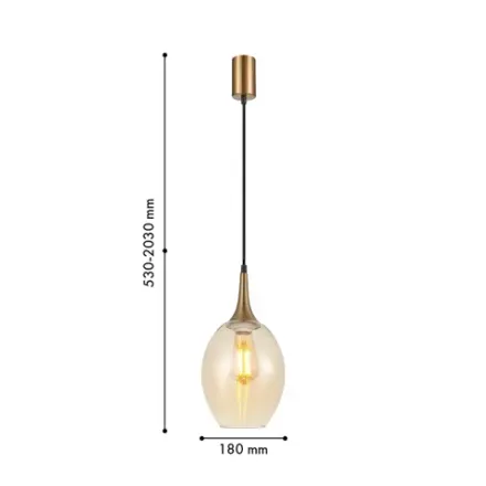 Подвес Dubbel 4360-1P, 1*E27*40W. ТМ F-Promo