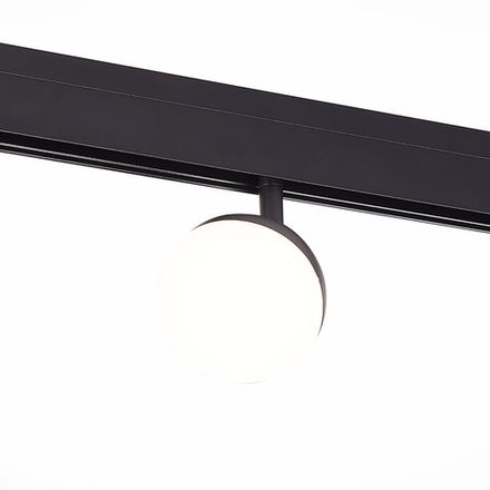 ST358.446.07 Магнитный трековый светильник Черный LED 1*7W 4000K 520Lm Ra&gt;80 120° IP20 L120xW90xH192 48V