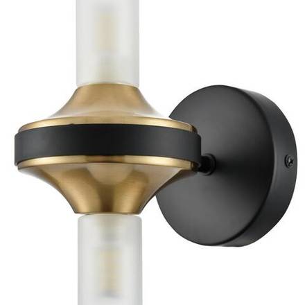 8112/2W NEOCLASSI LN25 26 черный/бронза/прозрачный, металл/стекло Бра G9 2*30W 220V TAMARESA