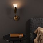 Настенный светильник Rhyton латунь 60167/1 латунь