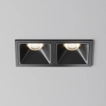 Встраиваемый светильник Альфа / Alfa LED 20 Вт 4000 К 50°, DL043-02-10W4K-SQ-B-1. TM Maytoni