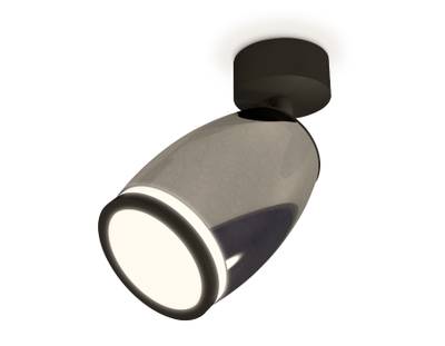 Комплект поворотного светильника XM1123004 DCH/SBK/FR черный хром/черный песок/белый матовый MR16 GU5.3 (A2210, C1123, N7121)