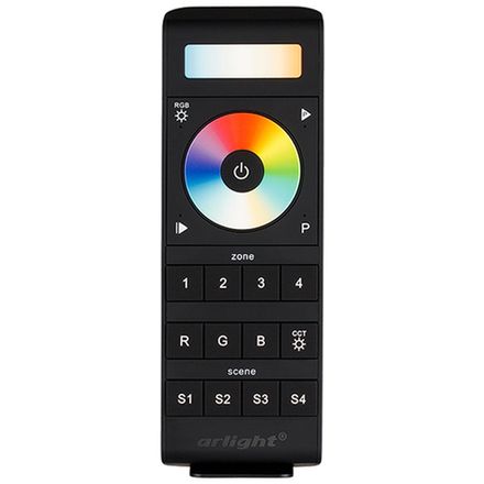 Сенсорный пульт SR-2858Z4-5CH (RGB+CCT, 4 зоны) (Arlight, IP20 Пластик, 3 года)