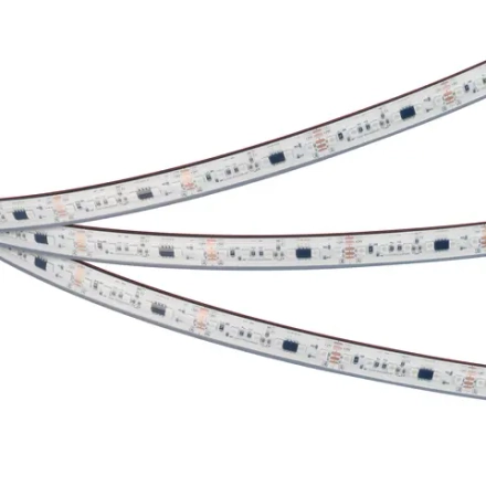 Лента герметичная SPI-PS-A120-12mm 24V RGB-PX6-BPT (23 W/m, IP67, 2835, 5m) (Arlight, бегущий огонь)
