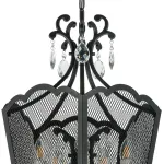 744157 Люстра CASTELLO 5х40W E14 ЧЕРНЫЙ/ЗОЛОТО Lightstar