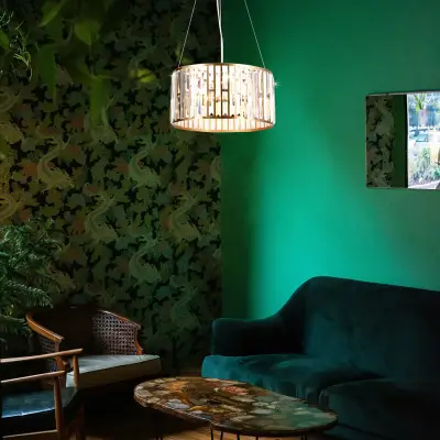 Подвесная люстра Prismata 4483-6P, 6*E14*60W. ТМ F-Promo