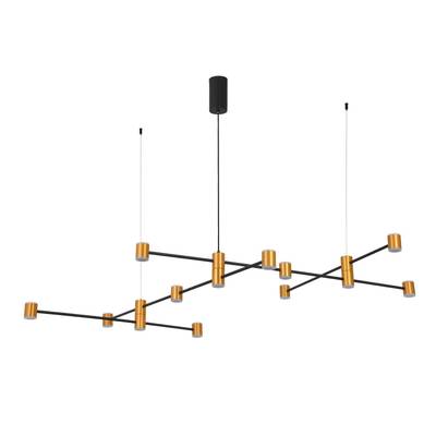 SL1596.423.22 Светильник подвесной ST-Luce Золотистый, Черный/Белый LED 22*3W 3000K