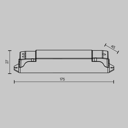Контроллер с плавным включением 12-48VDC DIM 731013. TM Maytoni