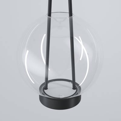 Подвесной светодиодный светильник со стеклянным плафоном 50267/1 LED черный