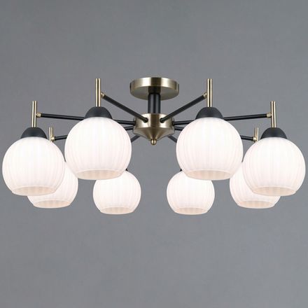 IL0579-8CSQ-25 BK AB TRENTO светильник потолочный
