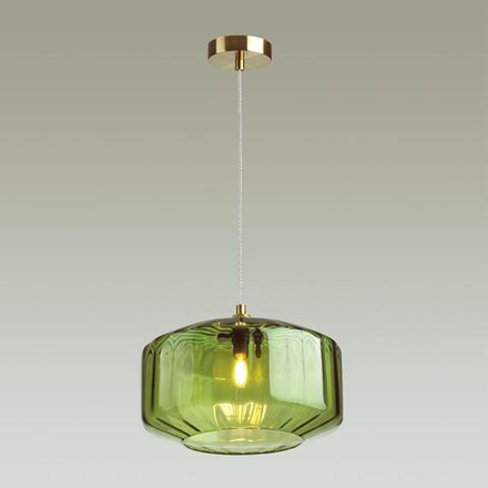 4783/1 PENDANT ODL21 409 зеленый/бронзовый Подвес E27 60W BINGA