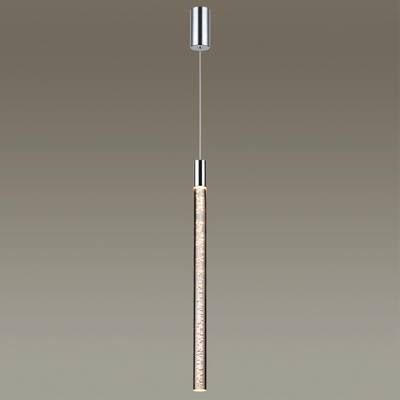4370/5L HIGHTECH ODL23 267 хром полированный/акрил с пузырьками Подвесной св-к IP20 LED 4W 200Лм 3000K SPARKY