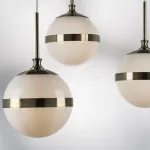 813111 Подвес GLOBO 1х40W E14 electroplating bronze/white Lightstar